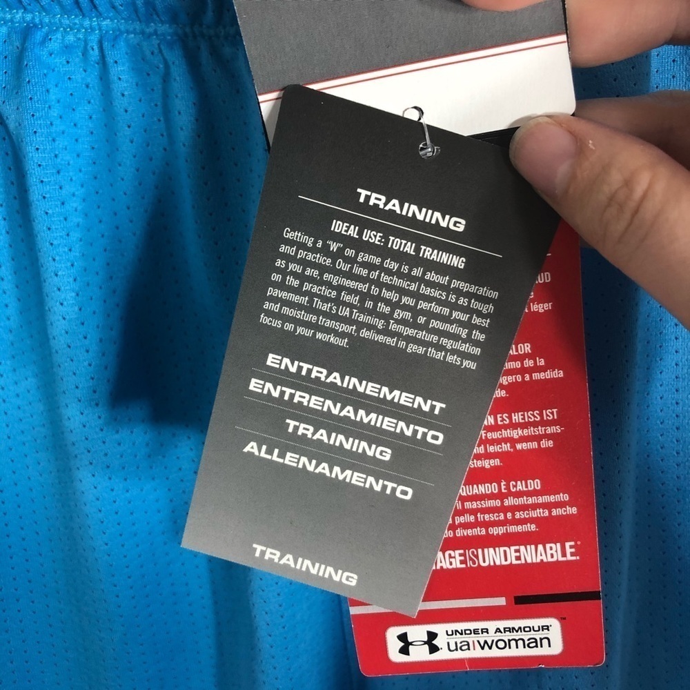 Under Armour Blue Gym Shorts NWT XL Heat Gear - Picture 5 of 9